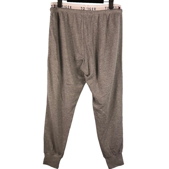 Tommy Hilfiger Womens Gray Logo Jogger Pants Size Medium Comfy Athleisure - Picture 6 of 9